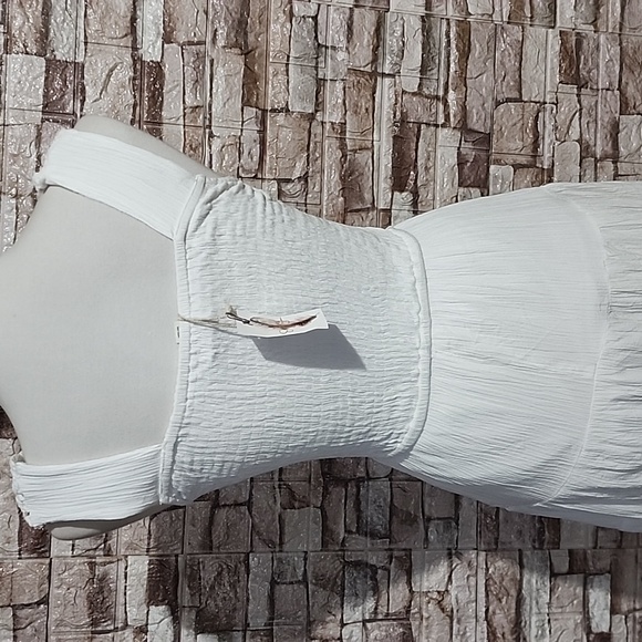 Jessica Simpson Brand New Women's White Crochet Bodice Summer Dress - Picture 4 of 12